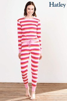 Hatley Cotton Candy Stripes Organic Cotton Women's Pajama Set (A90794) | 81 €