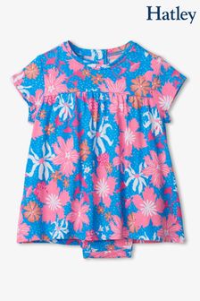 Hatley Girls Blue Spring Blooms Baby One Piece Dress (A91008) | €32