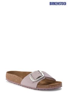 Birkenstock Madrid Sandalen aus Nubukleder mit großer Schnalle (A91092) | 128 €