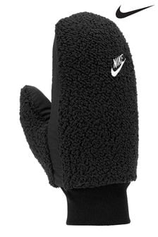 Nike Black Black Youth Sherpa Mittens (A91190) | €25