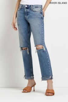 River Island Medium Stratford Boyfriend Tint Jeans (A91446) | 19 €
