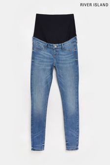 River Island Molly Englefield Skinny-Jeans, mittlere Waschung, Umstandsmode (A91450) | 54 €