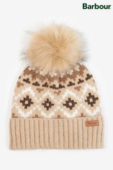 Barbour® Brown Claudia Fairisle Beanie Hat (A91473) | 21 €