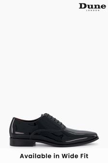 Dune London Black Swallow Patent Oxford Shoes (A91594) | $207