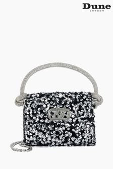銀灰色 - Dune London Sparkling Sequined Diamanté-handle Micro Grab Bag (A91595) | NT$2,570