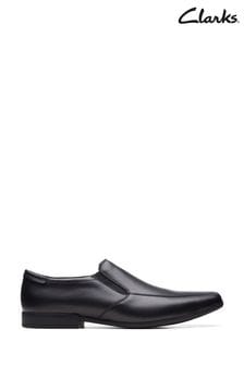 Clarks black loafers shop mens