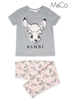 M&Co Pink Bambi Pyjamas Set (A92051) | $26 - $29