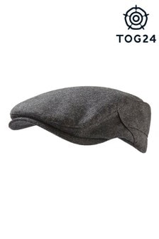 TOG24 Grey Weighton Knit Flat Cap (A92103) | $77