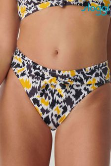 Sloggi Yellow And Navy Shore Fancy Guppy High Leg Bikini Briefs (A92323) | ₪ 102