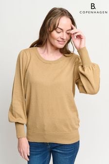 B. Copenhagen Camel Knitted Puff Sweater (A92827) | 60 €