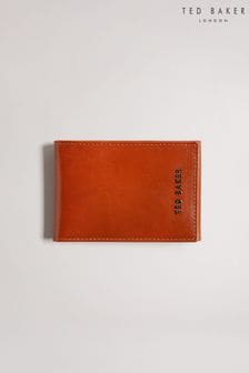 Ted Baker Sammey Dark Orange Folded Leather Card Holder (A92876) | €51