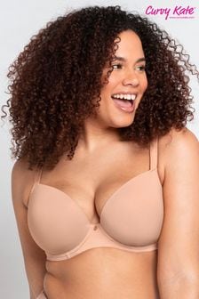 Curvy Kate Nude Latte Smoothie Plunge T-Shirt (A93209) | ₪ 163