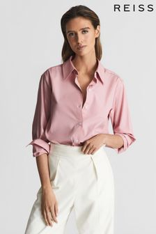 Reiss Pink Jenny Cotton Poplin Shirt (A93377) | 132 €