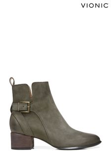 Vionic Sienna  Olive Green Waterproof Ankle Boots (A93482) | 188 €