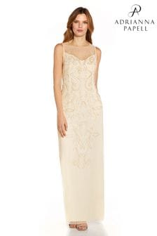 Adrianna Papell Papell Studio Beaded Illusion Gown (A93628) | 288 zł