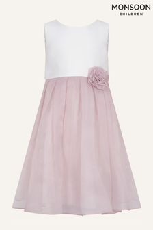Monsoon Pink Hope Organza Dress (A93825) | €74 - €88