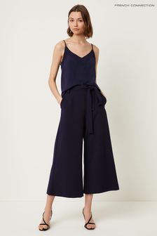 French Connection Whisper Ruther Belted Culottes