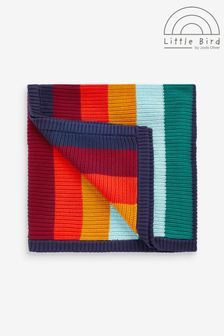 Little Bird by Jools Oliver Multi Rainbow Colourblock Blanket (A94615) | €28