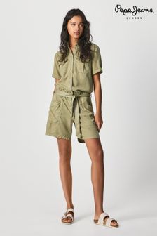 Pepe Jeans Tess Green Playsuit (A95059) | ₪ 419
