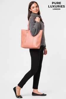 Pure Luxuries London Amberley Leather Tote Bag (A95286) | kr584