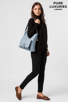 Pure Luxuries London Imogen Leather Shoulder Bag (A95288) | €76