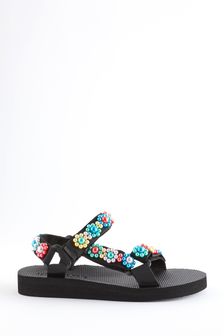 Разноцветные сандалии-трекки с искусственным жемчугом Arizona Love (A95459) | €88