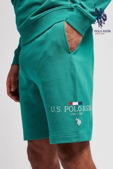U.S. Polo Assn Green Stacked USPA LB Shorts (A95959) | €51