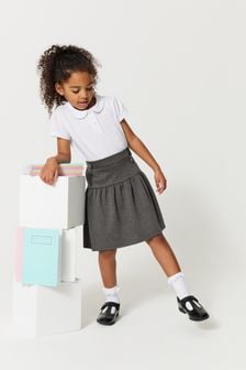 Clarks Grey School Skater Skirt (A96166) | OMR7 - OMR8