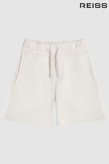 Reiss Dark Ecru Henry Drawstring Jersey Shorts (A96395) | €35