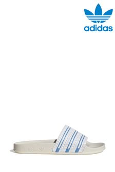 Blue - Adidas Originals Adilette Sandals (A96504) | BGN95