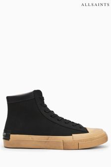 AllSaints Black Smith High Top Shoes (A96616) | OMR72