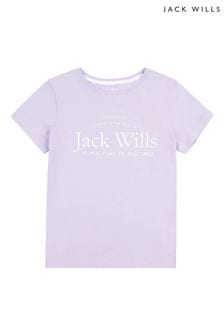 Jack Wills Purple Script T-Shirt (A96746) | SGD 23 - SGD 31