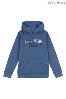 Jack Wills藍色文字圖案Lb套頭連帽上衣 (A96756) | NT$1,870 - NT$2,520