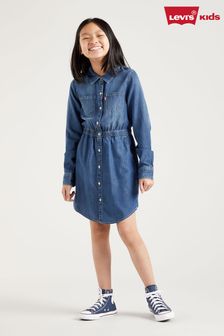 Levi's® Blue Long Sleeve Denim Shirt Dress (A97004) | €69 - €77
