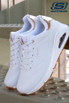 Skechers White Womens Uno Trainers (A97663) | $135