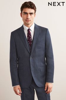 Navy Slim Fit Wool Blend Suit (A97996) | 53 €