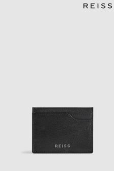 Reiss Black Cabot Leather Card Holder (A98582) | $50