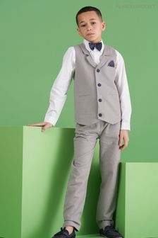 Angel & Rocket Grey Clarence Smart Textured Waistcoat Sets 3 Piece (A98994) | 51 € - 65 €