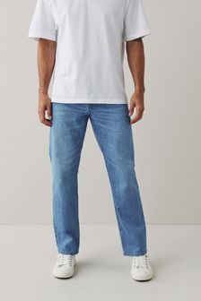 Bright Blue Wash Straight Fit Authentic Stretch Jeans (A99072) | €31