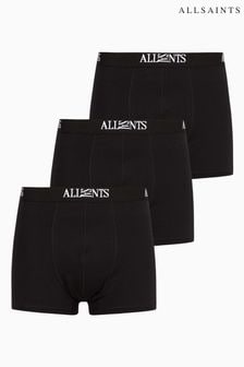 AllSaints Black Wren Boxers 3 Pack (A99113) | KRW83,300