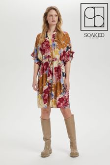 Soaked in Luxury Pink Multi Saphira Dress (A99163) | $99