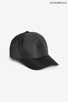 Emporio Armani Black Nylon Cap (A99202) | $148