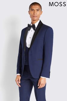 MOSS Blue Slim Fit Dresswear Suit: Jacket (A99310) | 638 QAR