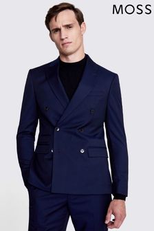 Moss Slim Fit Ink Blue Stretch Suit: Jacket (A99322) | €152