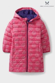 Girls Pink Print Coats Next Luxembourg