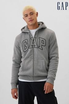 Gap fleece lined hoodie hot sale