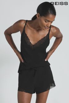 Women s Pyjamas Reiss Black Loungewear Nightwear Next Oman