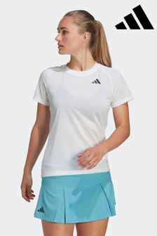 adidas White Tennis Club T-Shirt (AA2377) | OMR18