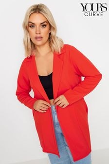 Yours Curve Orange Blazer (AA2604) | $70