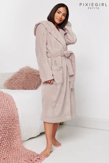 PixieGirl Petite Pink Hooded Robe (AA2935) | $54